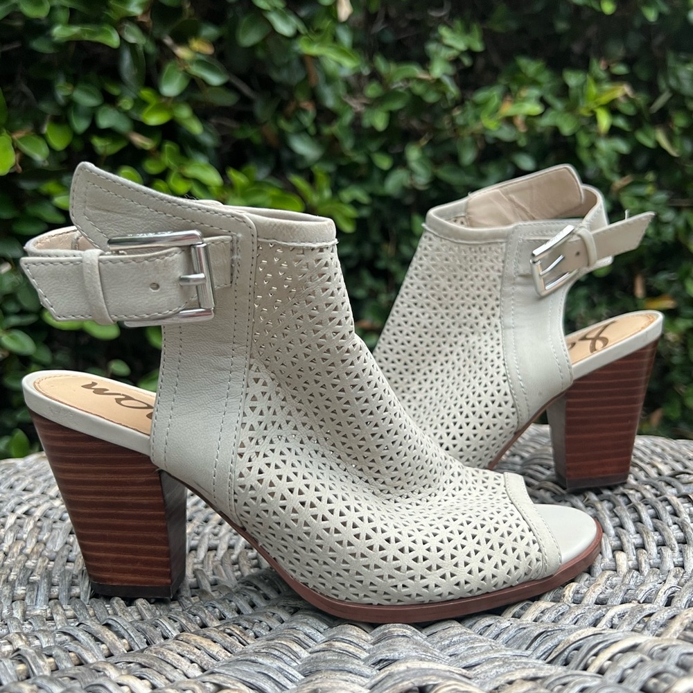 Sam Edelman Peep-Toe Heeled Sandals